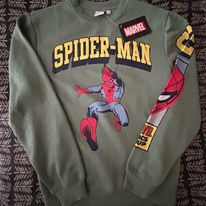 Men’s Spiderman Crewneck Sweatshirt